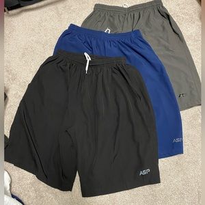 THREE PAIRS of Men’s XL ASP shorts